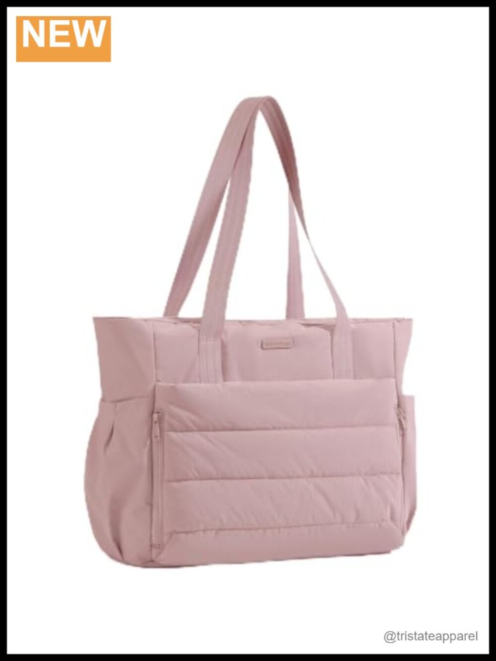 NISHEL Puffy Lightweight Work Tote Bag Large 22L Travel Office Purse